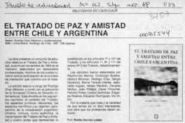 El Tratado De Paz Y Amistad Entre Chile Y Argentina [artículo] Rosita ...